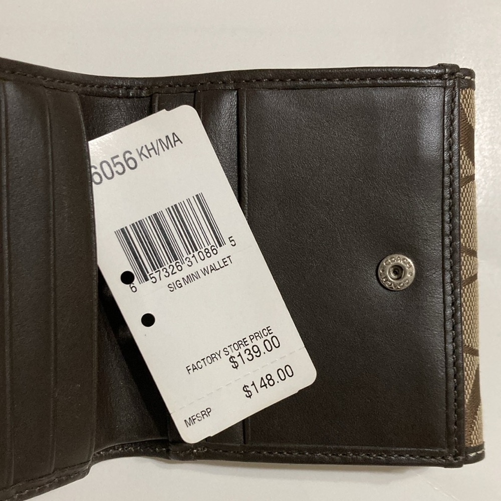 🥥 Coach Signature 🥥 Mini Wallet - Picture 14 of 15
